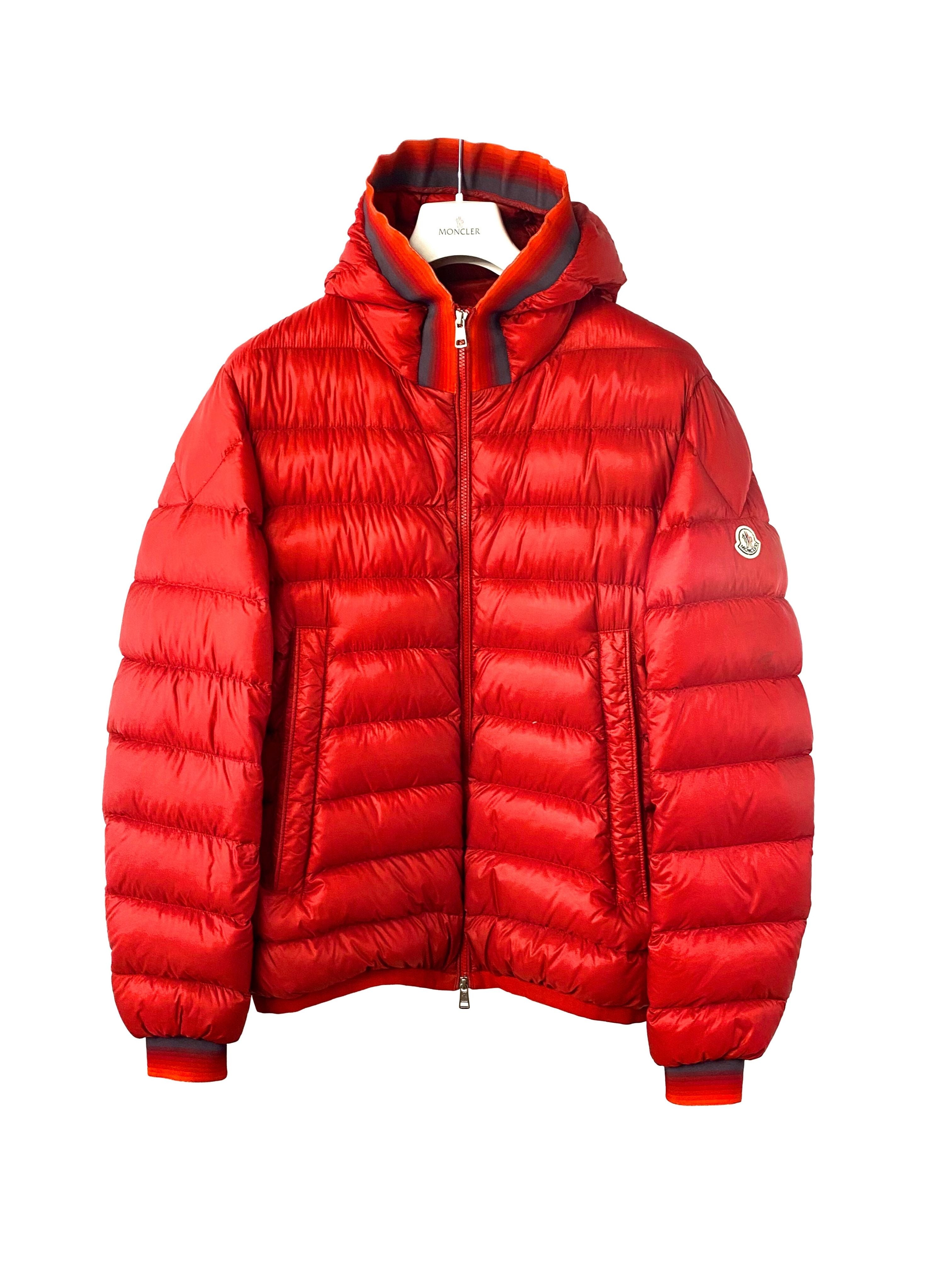 MONCLER◇AVRIEUX/ダウンジャケット/0/ナイロン/RED - メンズファッション